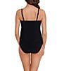 Magicsuit Solid Carma V-Neck Side Tie Tankini Swim Top & Solid Jersey High Waist Swim Bottom - Image 2