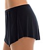 Magicsuit Solid Chloe V-Neck Draped Layered Tankini Swim Top & Jersey Tap Swim Shorts - Image 3