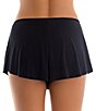 Magicsuit Solid Chloe V-Neck Draped Layered Tankini Swim Top & Jersey Tap Swim Shorts - Image 2