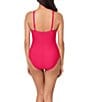 Magicsuit Solid Edith Floral Keyhole Halter Neck One Piece Swimsuit - Image 6
