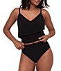 Magicsuit Solid Faye Cut-Away Halter Tankini Swim Top & Solid Jersey High Waist Swim Bottom - Image 4