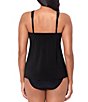 Magicsuit Solid Hadee Front Floral V-Neck Tankini Swim Top & Solid Jersey High Waist Swim Bottom - Image 2