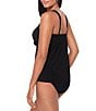 Magicsuit Solid Hadee Front Floral V-Neck Tankini Swim Top & Solid Jersey High Waist Swim Bottom - Image 3