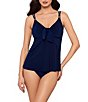 Magicsuit Solid Jersey High Waist Swim Bottom, Color:Navy Blue - Image 3