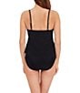Magicsuit Solid Rita V-Neck Triple Ruffle Tankini Swim Top & Solid Jersey High Waist Swim Bottom - Image 2