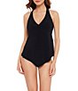 Magicsuit Solid Taylor V-Neck Underwire Tankini Swim Top & Solid Jersey High Waist Swim Bottom - Image 1