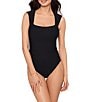 Magicsuit Solid Wren Open Portrait Back One Piece Swimsuit - Image 1