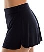 Color:Black - Image 3 - Solids Jersey Tennis Swimsuit Skirt