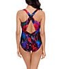 Color:Multi - Image 2 - Summer Lovin Nico Printed Sweetheart Halter Neck One Piece Swimsuit