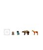 Color:Multi - Image 4 - Magna-Tiles® Forest Animals 25-Piece Set