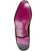 Color:Burgundy - Image 6 - Men's Dorio Venetian Velvet Grosgrain Piping Slip-On Loafers
