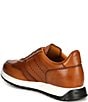 Color:Cognac - Image 3 - Men's Cairo Leather Sneakers
