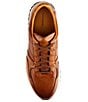 Color:Cognac - Image 5 - Men's Cairo Leather Sneakers