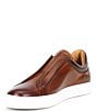 Color:Tabaco - Image 4 - Men's Fiore Leather Slip-On Dress Sneakers