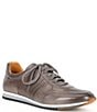 Color:Grey - Image 1 - Men's Marlow Leather Dress Sneakers