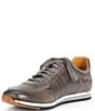 Color:Grey - Image 4 - Men's Marlow Leather Dress Sneakers