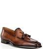 Color:Brown - Image 1 - Men's Percaro Tassel Loafers