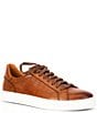 Color:Cognac - Image 1 - Men's Salah Leather Sneakers