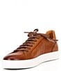 Color:Cognac - Image 4 - Men's Salah Leather Sneakers