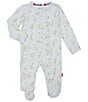 Color:Blue - Image 1 - Baby Boys Newborn-9 Months Hoppily Ever After Footed Coverall