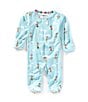 Magnetic Me Magnetic Me® x Disney Baby Boys Long Sleeve Printed Footed Coverall, Color:Blue - Image 1