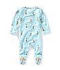 Magnetic Me Magnetic Me® x Disney Baby Boys Long Sleeve Printed Footed Coverall, Color:Blue - Image 2