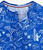 Magnetic Me x Disney Baby Boys Long Sleeve Lilo & Stitch Footie Coverall, Color:Lilos - Image 2