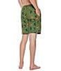 Color:Sage - Image 2 - Big Cat Printed Woven 8#double; Inseam Lounge Shorts