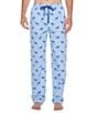 Color:Pup Print - Image 1 - Pup Printed Woven Lounge Pants