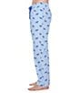 Color:Pup Print - Image 3 - Pup Printed Woven Lounge Pants