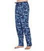 Color:Navy - Image 3 - Sea Change Printed Lounge Pants