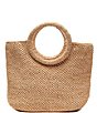 Mar Y Sol Serena Mini Raffia Tote Bag, Color:Natural - Image 1