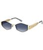 Marc Jacobs MARC496 Shi 55mm Geometric Sunglasses - Image 1