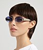 Marc Jacobs MARC496 Shi 55mm Gradient Geometric Sunglasses - Image 3