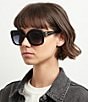 Color:Black - Image 2 - Women's Marc625S Square Sunglasses