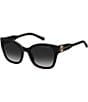 Marc Jacobs Women's Marc626S Butterfly Sunglasses, Color:Black - Image 1