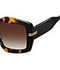 Marc Jacobs Women's 1109/S 53mm Havana Square Sunglasses, Color:Havana - Image 3