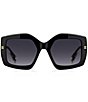 Marc Jacobs Women's 1109/S 53mm Square Sunglasses, Color:Black - Image 2