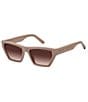 Color:Beige - Image 1 - Women's 657S Cat Eye Sunglasses