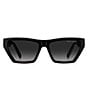 Marc Jacobs Women's 657S Cat Eye Sunglasses, Color:Black - Image 2