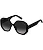 Color:Black - Image 1 - Women's 659S Round Sunglasses