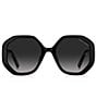 Color:Black - Image 2 - Women's 659S Round Sunglasses