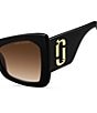 Marc Jacobs Women's 761/S 52mm Butterfly Statement Sunglasses, Color:Black - Image 3