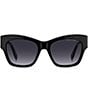 Marc Jacobs Women's 762/S 54mm Rectangle Sunglasses, Color:Black - Image 2