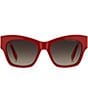 Marc Jacobs Women's 762/S 54mm Rectangle Sunglasses, Color:Red - Image 2