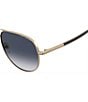 Marc Jacobs Women's 765/S 61mm Aviator Sunglasses, Color:Gold - Image 3