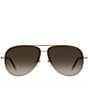 Marc Jacobs Women's 765/S 61mm Aviator Sunglasses, Color:Gold Copper - Image 2