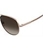 Marc Jacobs Women's 765/S 61mm Aviator Sunglasses, Color:Gold Copper - Image 3
