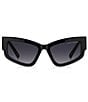 Marc Jacobs Women's 796/S 55mm Cat Eye Sunglasses, Color:Black Beige - Image 2