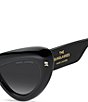 Marc Jacobs Women's 798/S 48mm Statement Cat Eye Sunglasses, Color:Crystal Black - Image 3